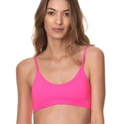 Swim Maaji Fuchsia Agate Costa Classic Bralette Bikini Top