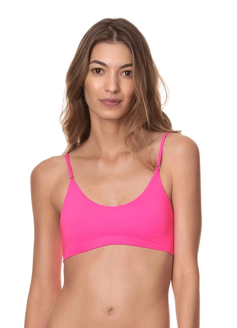 Swim Maaji Fuchsia Agate Costa Classic Bralette Bikini Top