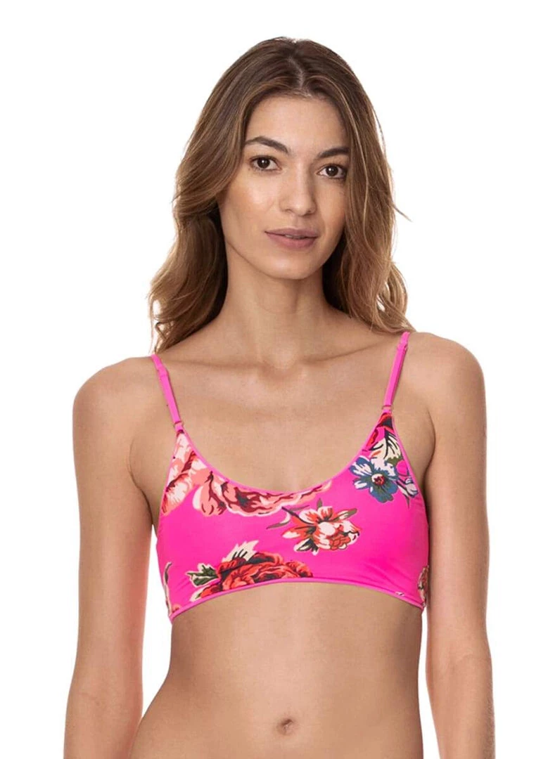 Swim Maaji Fuchsia Agate Costa Classic Bralette Bikini Top