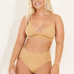 Swim Maaji Sand Pearl Venus Mid Rise Bikini Bottom