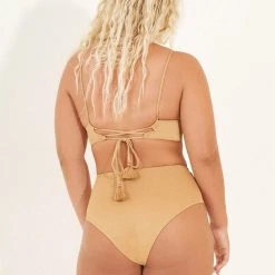 Swim Maaji Sand Pearl Venus Mid Rise Bikini Bottom