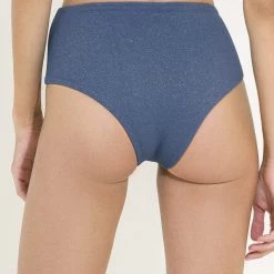 Swim Maaji Blue Lagoon Venus Mid Rise Bikini Bottom