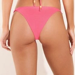Maaji Fuchsia Dianthus Flash Single Strap Bikini Bottom