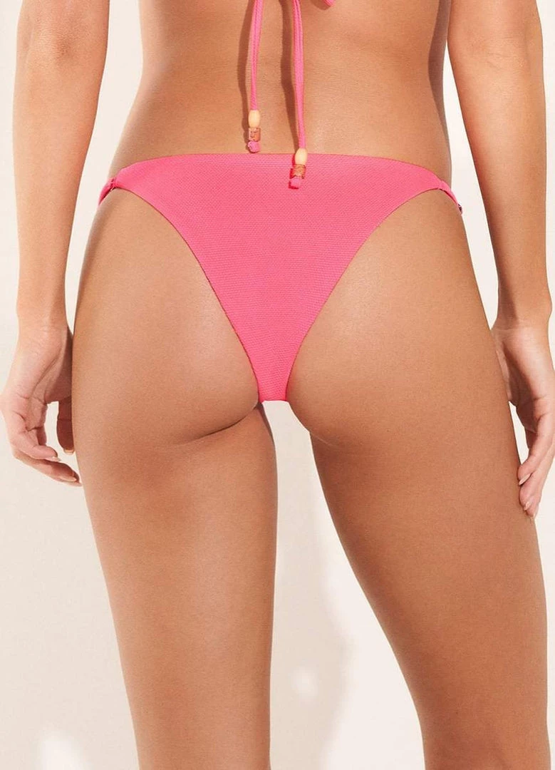 Maaji Fuchsia Dianthus Flash Single Strap Bikini Bottom