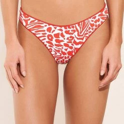 Swim Maaji Red Camellia Sublimity Classic Bikini Bottom