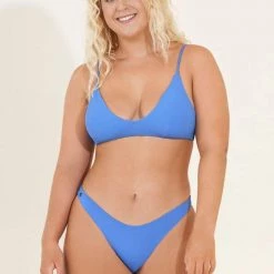 Maaji Blue Bell Splendour High Leg Bikini Bottom