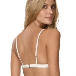 Maaji Prussian Blue Marguerite Fixed Triangle Bikini Top Swim