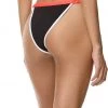 Swim Maaji Ebony Black Islandia High Rise/High Leg Bikini Bottom