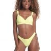 Maaji Butter Yellow Bailey Unmolded Underwire Bikini Top
