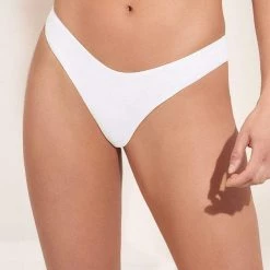 Maaji White Windflower Journey Double V Bikini Bottom