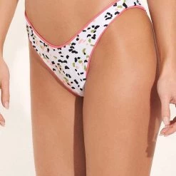 Maaji Lipstick Rose Splendour High Leg Bikini Bottom Swim