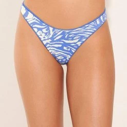 Maaji Blue Bell Splendour High Leg Bikini Bottom
