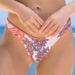 Maaji Peach Melba Splendour High Leg Bikini Bottom Swim