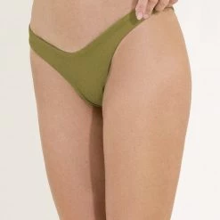 Maaji Olive Green Splendour High Leg Bikini Bottom
