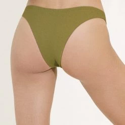 Maaji Olive Green Splendour High Leg Bikini Bottom