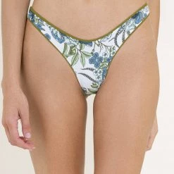 Maaji Olive Green Splendour High Leg Bikini Bottom