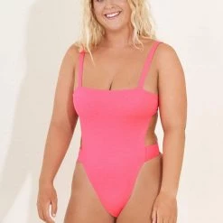 Maaji Fuchsia Dianthus Alicia Trikini One Piece Swim