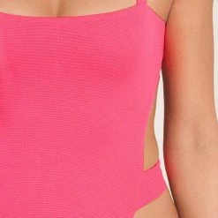 Maaji Fuchsia Dianthus Alicia Trikini One Piece Swim