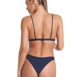 Maaji Indigo Blue Splendour High Leg Bikini Bottom Swim