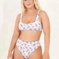 Maaji Eucalyptus Green Donna Sporty Bralette Bikini Top Swim