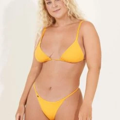 Maaji Sunflower Camellia Sliding Triangle Bikini Top Swim