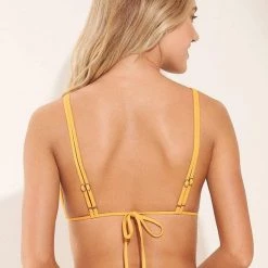Maaji Sunflower Camellia Sliding Triangle Bikini Top Swim