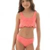 Maaji Aster Papaya Girls Bikini Set