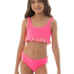 Maaji Aster Papaya Girls Bikini Set