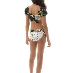 Maaji Black Bouquete Nights Girls Bikini Set