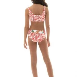 Maaji Begonia Jungle Lava Girls Bikini Set