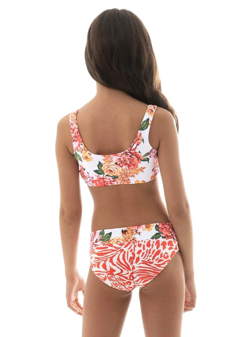 Maaji Begonia Jungle Lava Girls Bikini Set