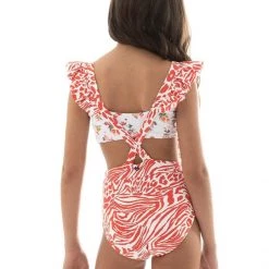 Maaji Begonia Jungle Bittersweet Girls Bikini Set