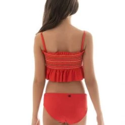 Maaji Red Camelia Fiesta Girls Bikini Set