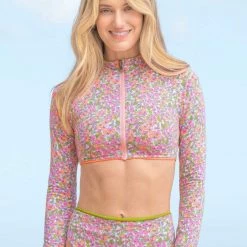 Swim Maaji Fandango Lark Long Sleeve Bikini Top