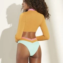 Maaji Golden Hour Lark Long Sleeve Bikini Top Swim