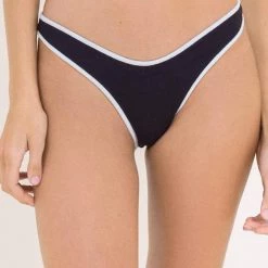 Swim Maaji Black Tulip Splendid High Leg Bikini Bottom