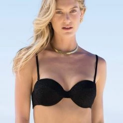 Swim Maaji Black Panther Coconut Underwire Bikini Top