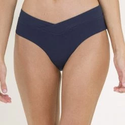 Maaji Blue Spruce Jannine Mid Rise Bikini Bottom Swim