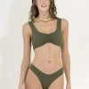Swim Maaji Pine Green Passion Classic Bralette Bikini Top