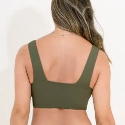Maaji Pine Green Passion D Cup Bralette Bikini Top Swim