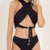 Swim Maaji Black Tulip Radiant Trikini One Piece