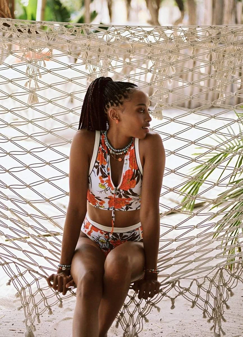 Maaji Cremon Artist High Neck Bikini Top